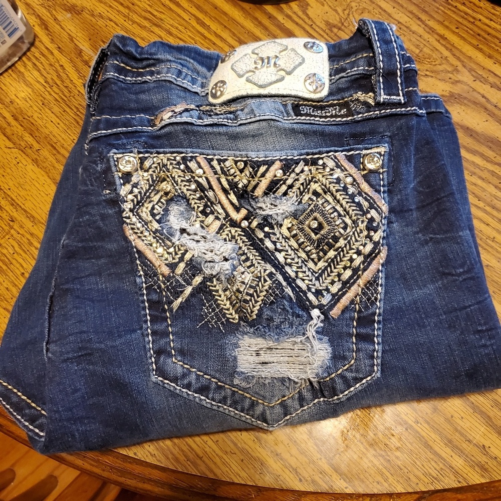 Miss me crop jeans 36x27